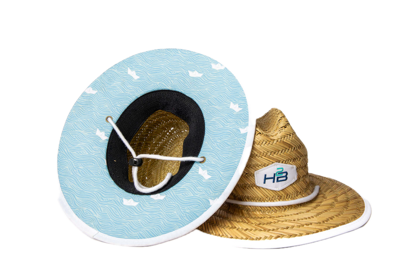 Straw Hat Blue Boats