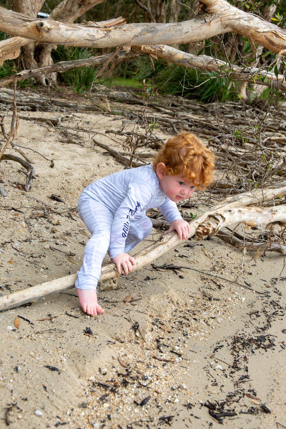 Adventure Suit/Outdoor Onesie Gray Swirls